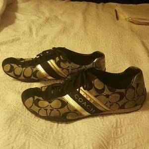 Coach Jayme black grey sneakers - size 8.5